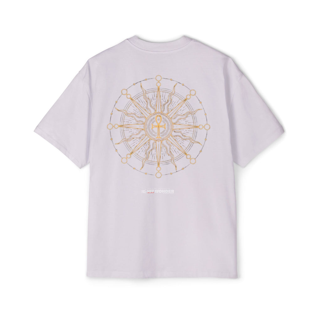 The Hit Wonder Oversized Tee — Nautical Compass Mandala Backprint