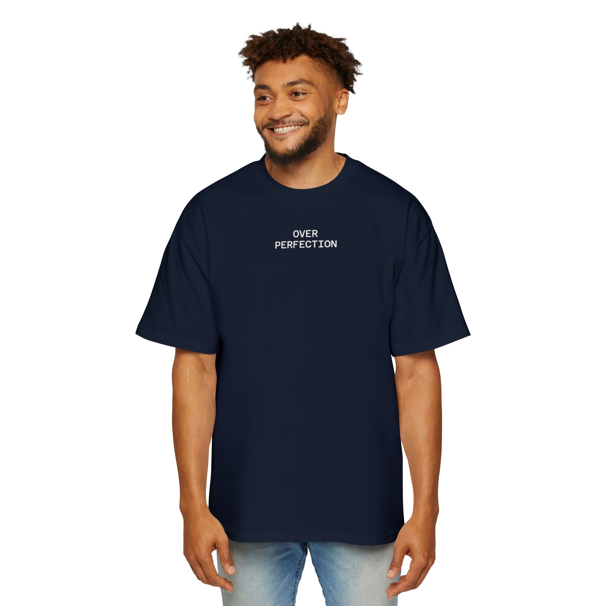 The Hit Wonder Oversized Tee — Nautical Compass Mandala Backprint