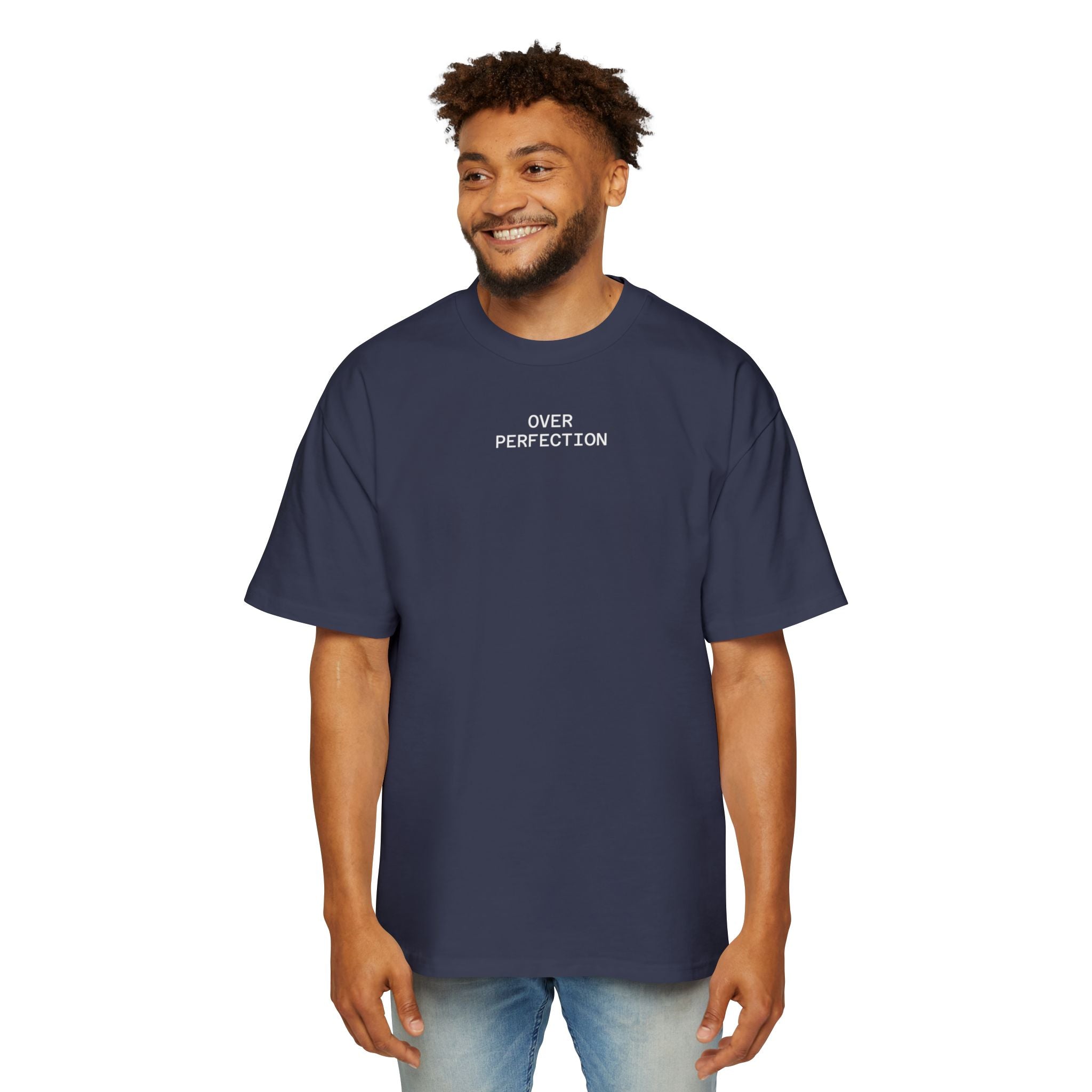 The Hit Wonder Oversized Tee — Nautical Compass Mandala Backprint