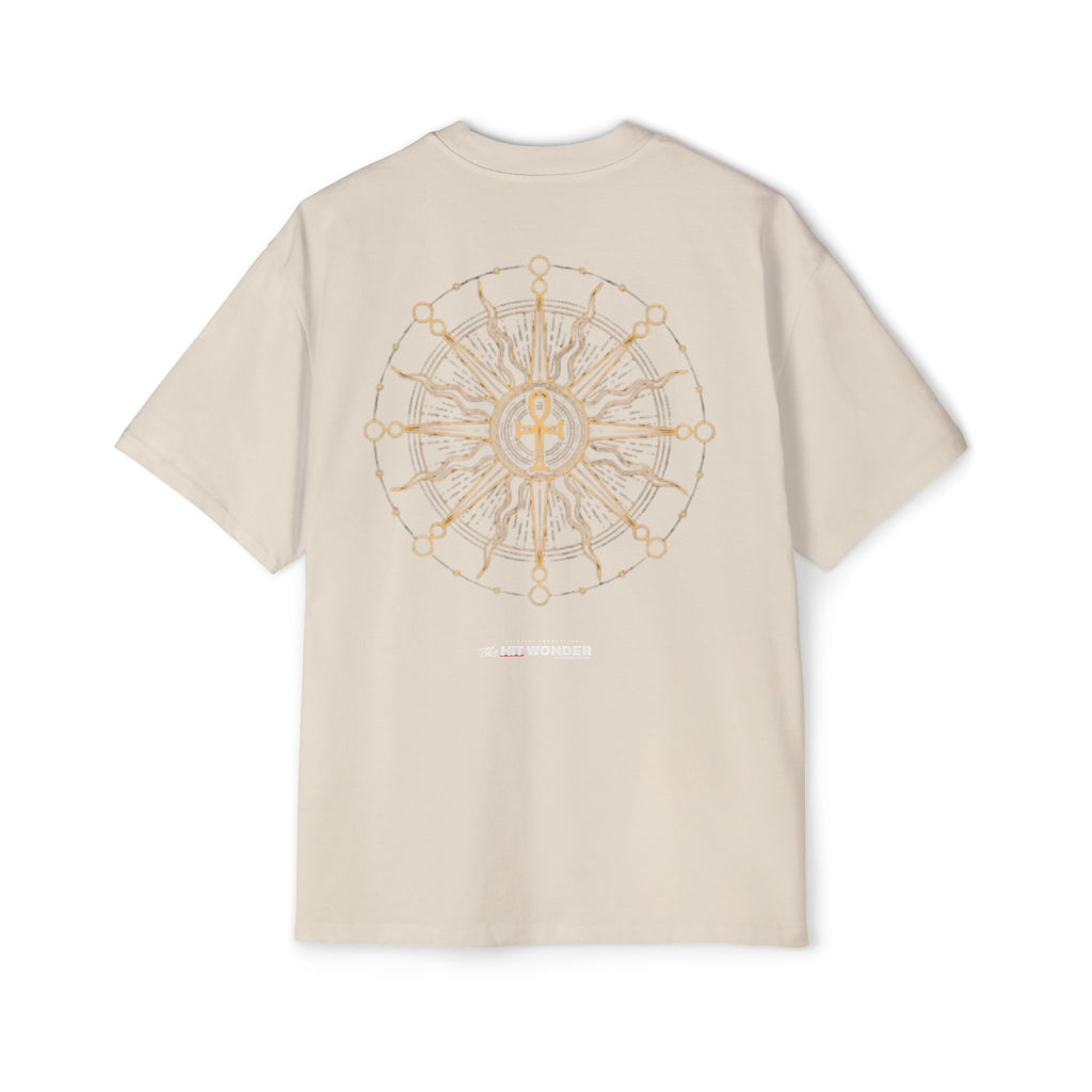 The Hit Wonder Oversized Tee — Nautical Compass Mandala Backprint