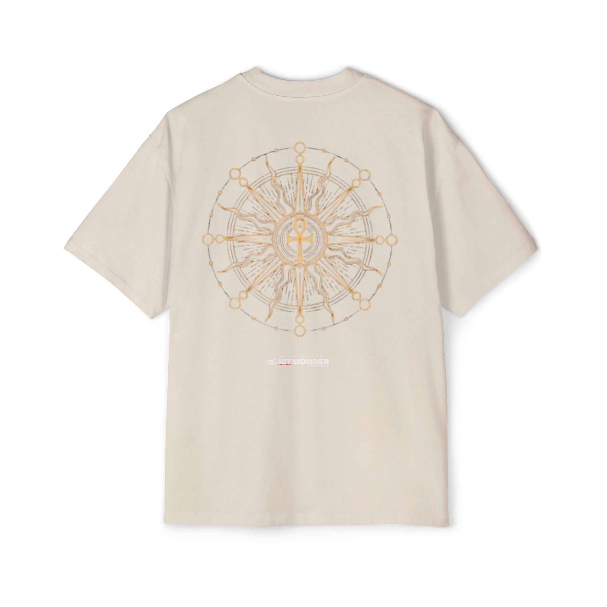 The Hit Wonder Oversized Tee — Nautical Compass Mandala Backprint