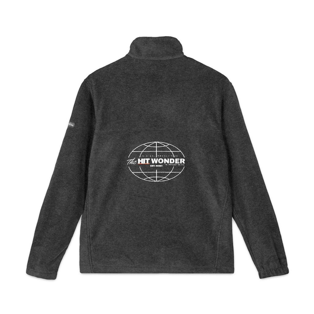 Embroidered Columbia Fleece Jacket —  The Hit Wonder globe logo Tee