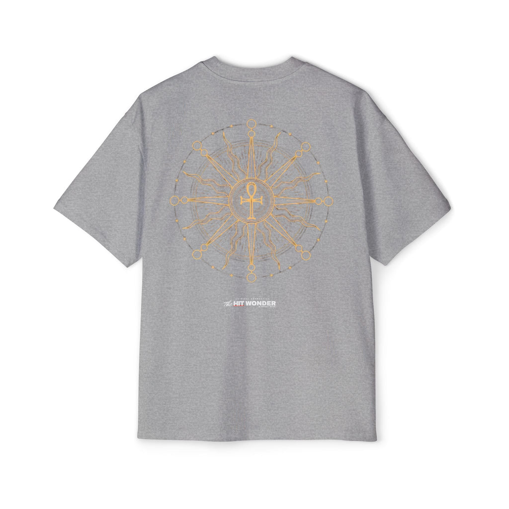 The Hit Wonder Oversized Tee — Nautical Compass Mandala Backprint